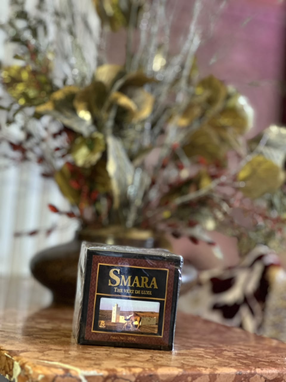 شاي أخضر صيني سمارة — الأخضر الفاخر — 200 غرام Thé vert de Chine Smara — Le Vert de Luxe — 200g